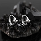 Openwork Four-Point Star tainless steel Earrings