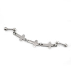 Triple Cross Drop Chain tainless steel Industrial Barbell
