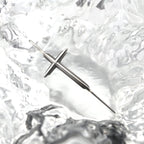 Single Ear Cross tainless steel Ear Climber