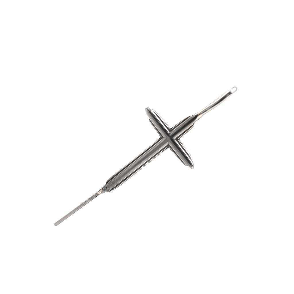 Single Ear Cross tainless steel Ear Climber