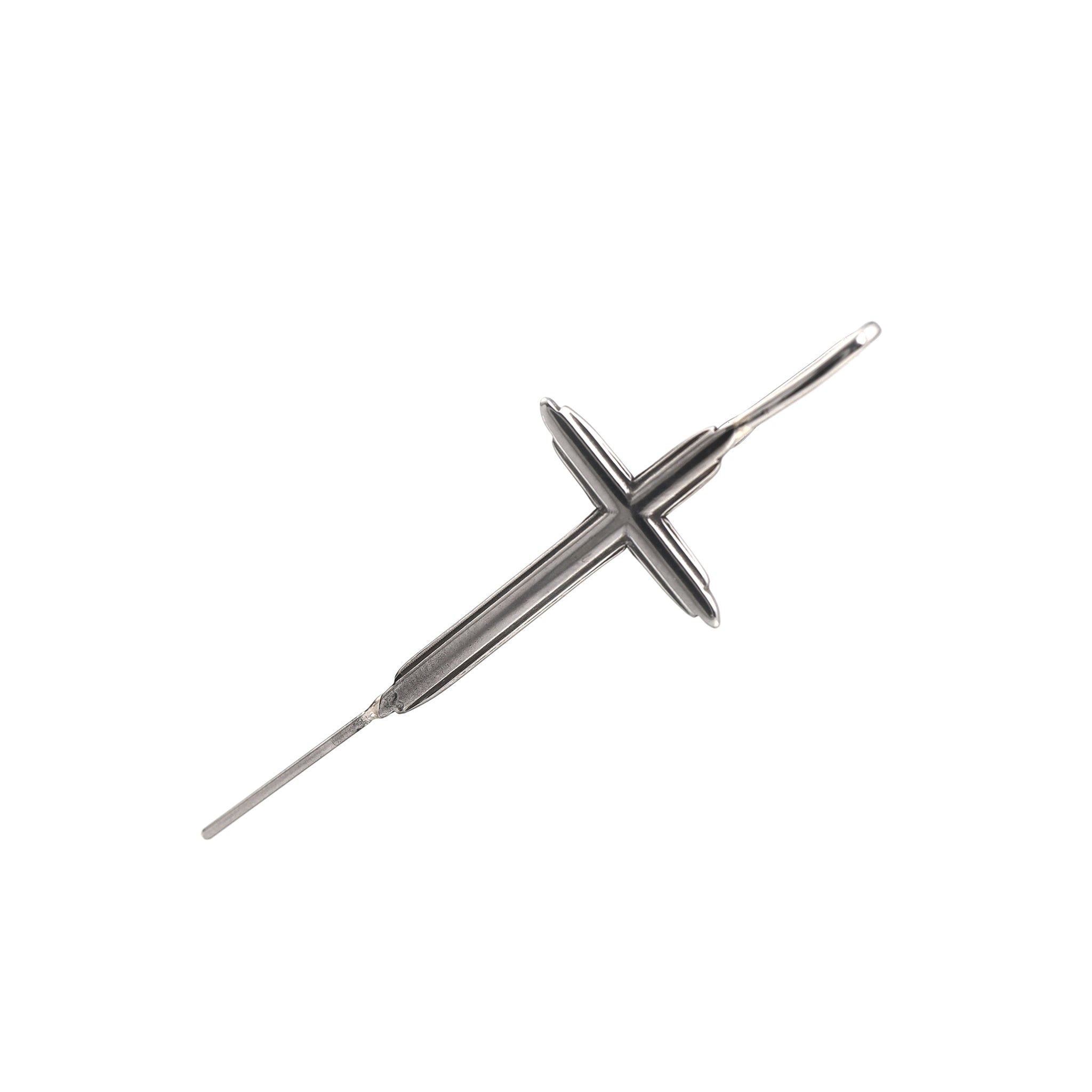Single Ear Cross tainless steel Ear Climber