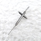 Single Ear Cross tainless steel Ear Climber