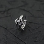 Gothic White CZ tainless steel Earrings