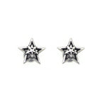 Oil Slick Pentagram Internally Threaded tainless steel Studs