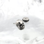 "Shut Up" Skull Stainless steel Ear Studs