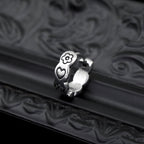 Minimalist Engraved Heart & Flower tainless steel Earrings