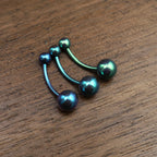 Classic Externally Threaded Titanium  Belly Ring