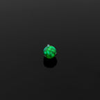 High Shine Opal Internally Threaded Titanium tongue stud