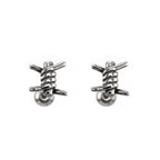 Twisted Knot Internally Threaded stainless steel Studs