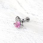 Bow CZ Stainless Steel Studs