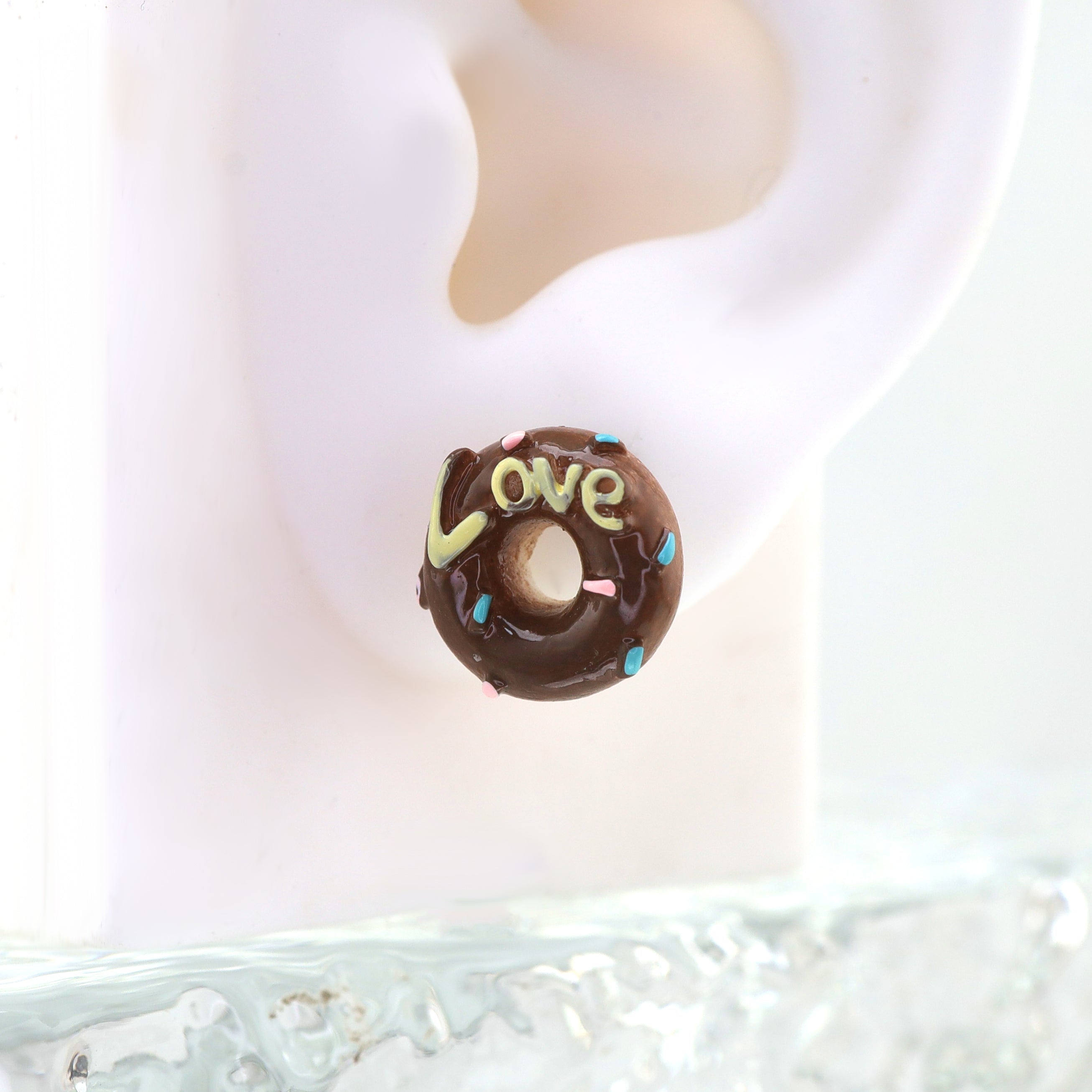 Star Baker - Doughnut Stainless Steel Ear Studs