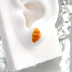 Star Baker - Cute Croissant Stainless Steel Ear Studs