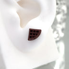 Star Baker - Chocolate Waffle stainless steel Ear Studs