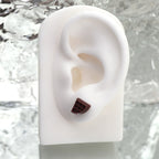 Star Baker - Chocolate Waffle stainless steel Ear Studs