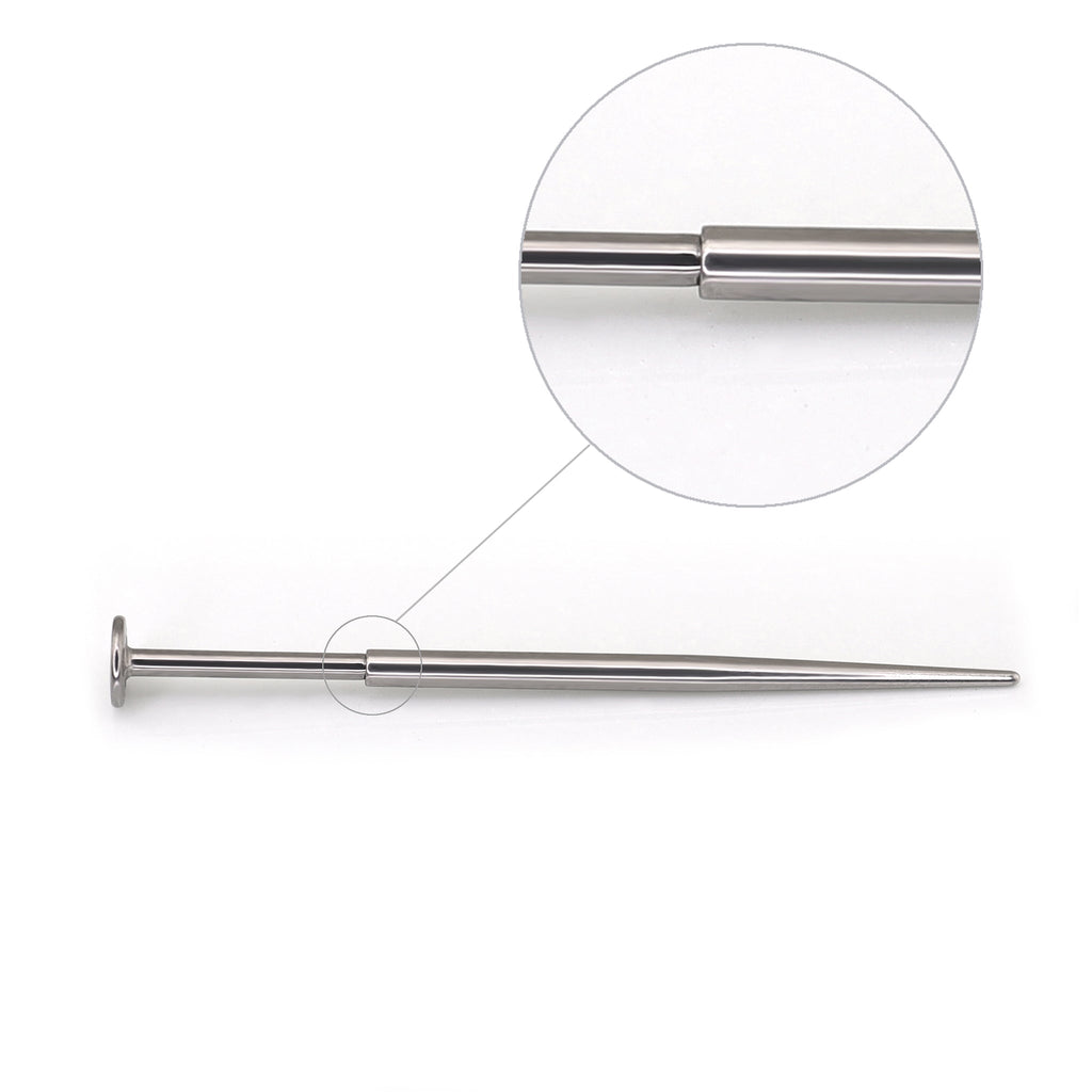 3PCS Stainless Steel Externally Threaded Piercing Guide Needle