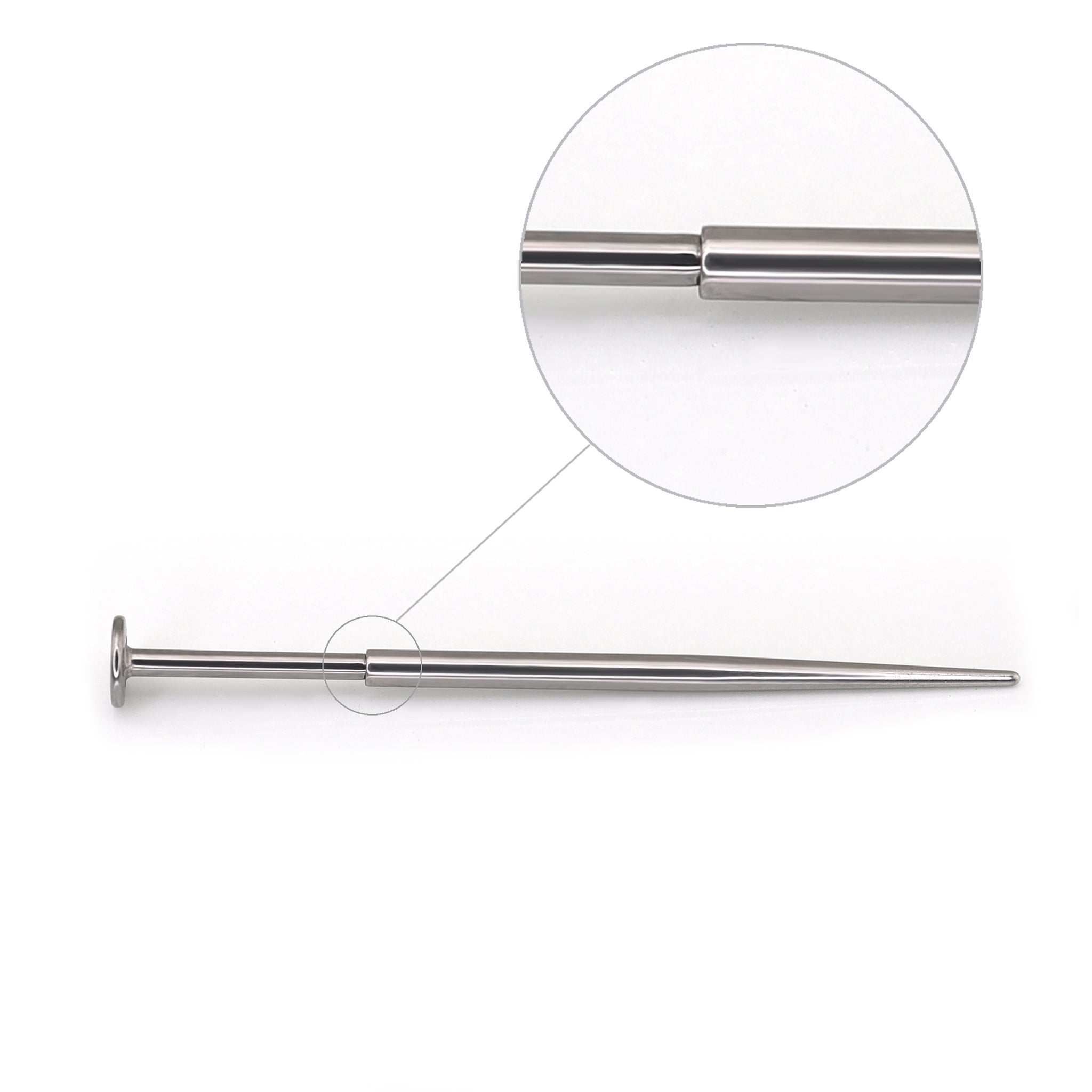 3PCS Stainless Steel Externally Threaded Piercing Guide Needle