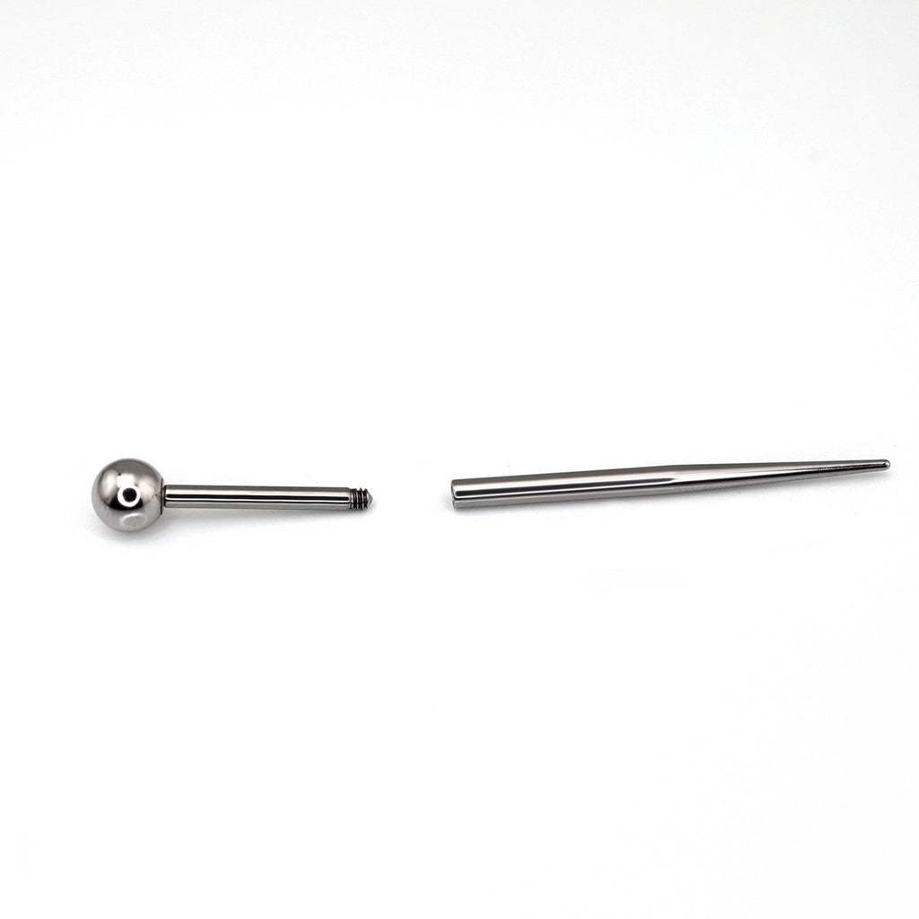 3PCS Stainless Steel Externally Threaded Piercing Guide Needle