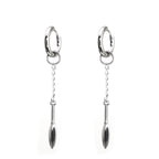 Dagger Drop Chain stainless steel Earrings
