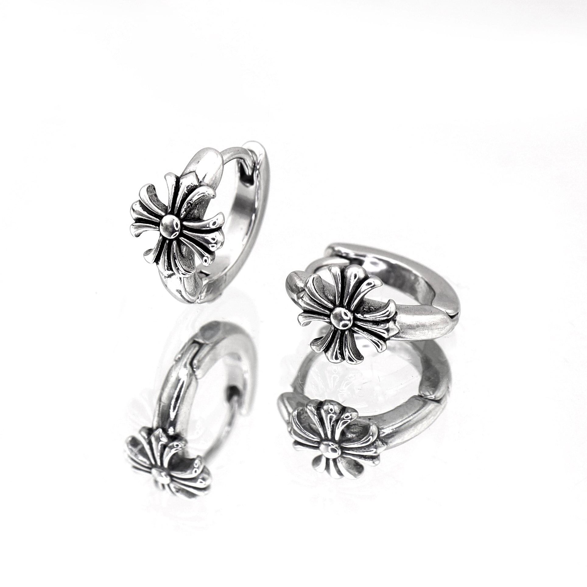 Vintage Cross stainless steel Earrings