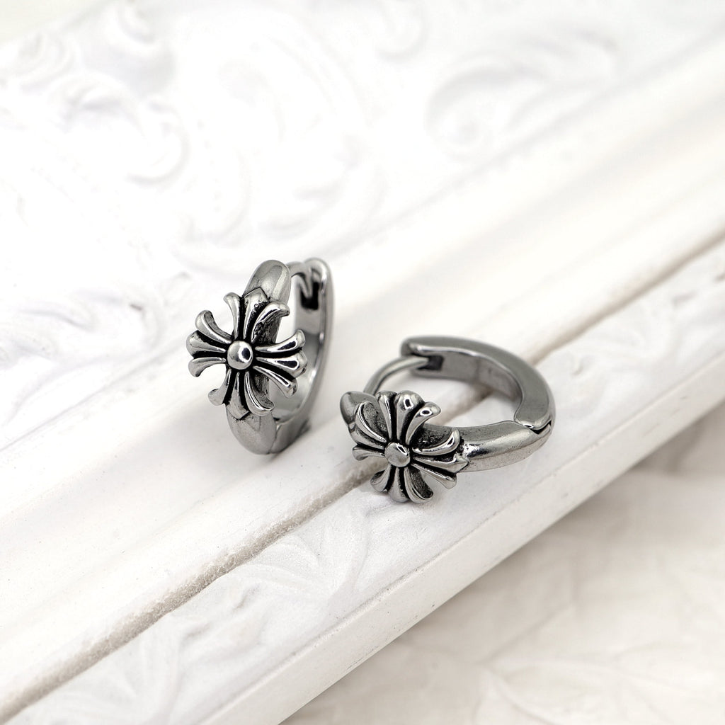 Vintage Cross stainless steel Earrings