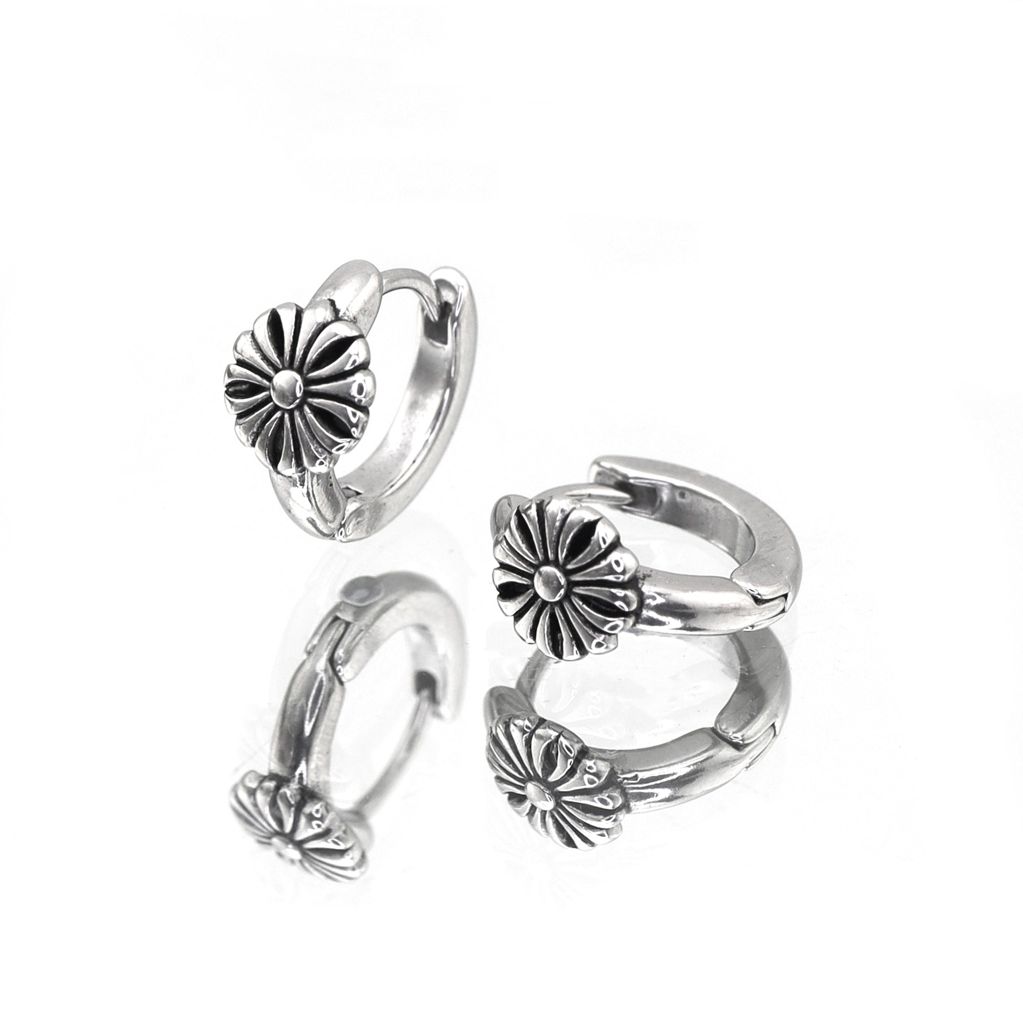 Vintage Sunflower stainless steel Earrings