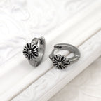 Vintage Sunflower stainless steel Earrings