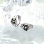 Vintage Sunflower stainless steel Earrings