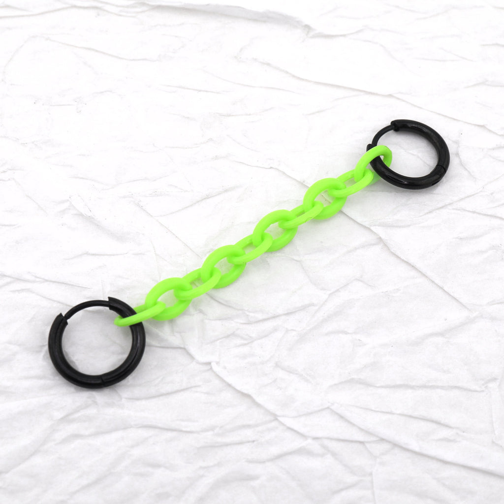 Dopamine Color Acrylic Chain Earrings