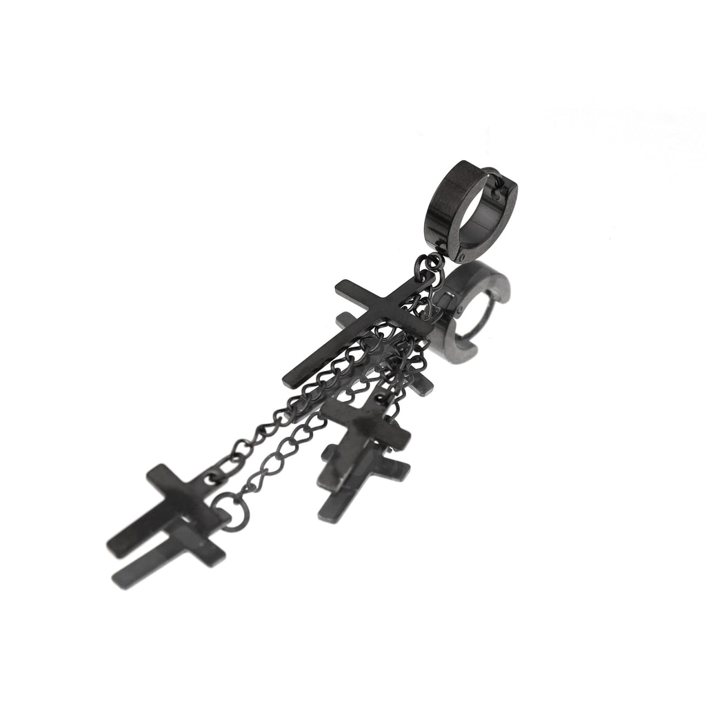Cross Drop Chain Stainless Steel Earring Chain
