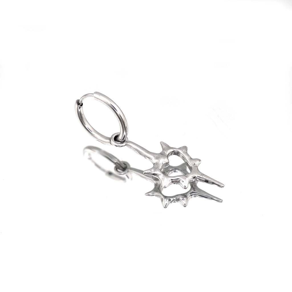 Thorn Heart stainless steel Pendant Earring