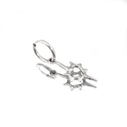 Thorn Heart stainless steel Pendant Earring