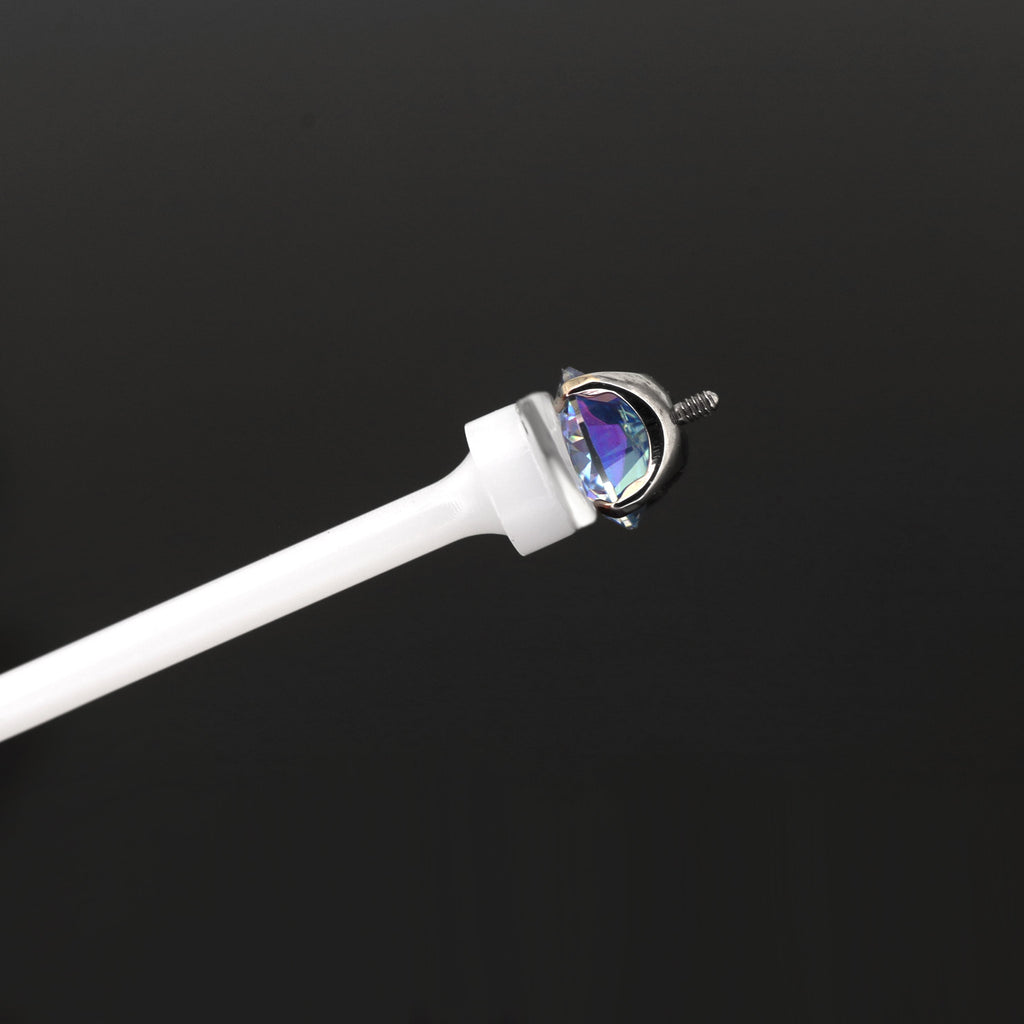 Acrylic Piercing Tool with Adhesive End