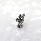 Gothic Cross stainless steel Ear Stud