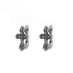 Gothic Cross stainless steel Ear Stud