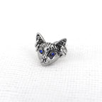 Blue Eye Cat Ear Stainless Steel Ear Stud