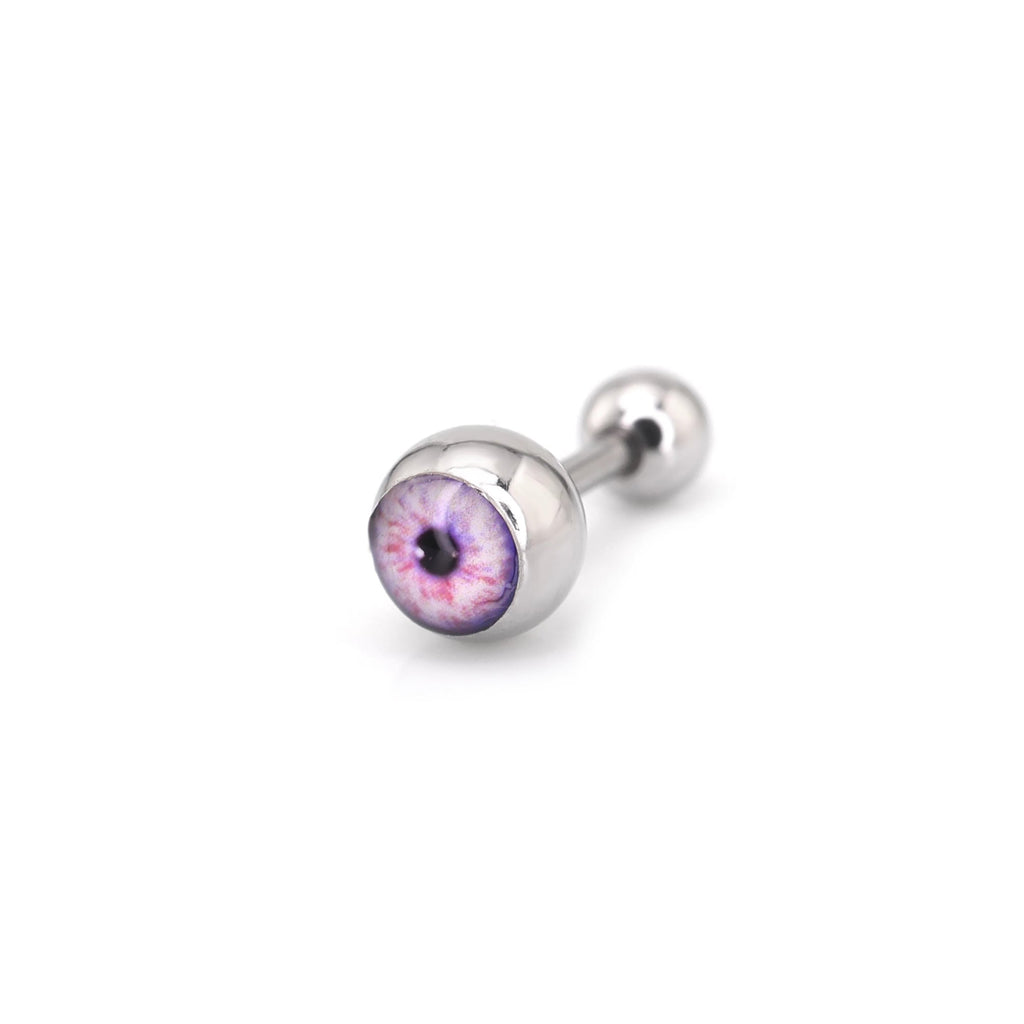 Demon Eye Ball stainless steel Ear Stud