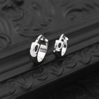 PAIR OF Wide Band TitaniumSegment Hoop