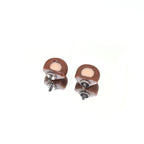 Paws & Purrs - Cute Brown Bear Ear Titanium Ear Stud