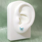 Colorful Resin Butterfly Internally Threaded Stud