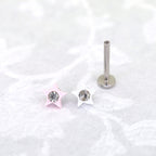 CZ & Resin Star Internally Threaded Stud