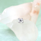 Thin Gauge CZ Cross Ear Stud