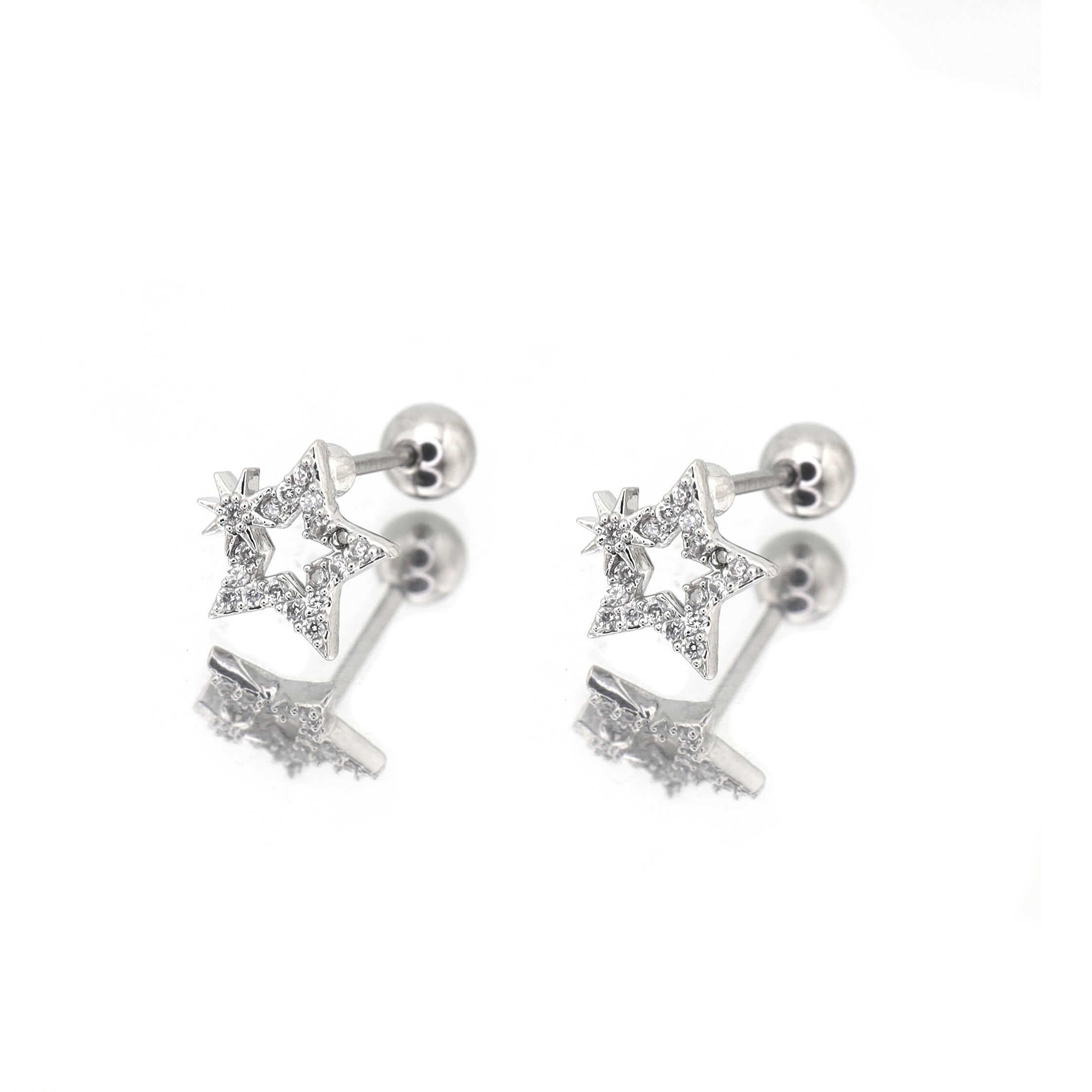 20G Thin Gauge Mini CZSta Earring Stud