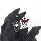 Bat CZ Dangle Belly Ring