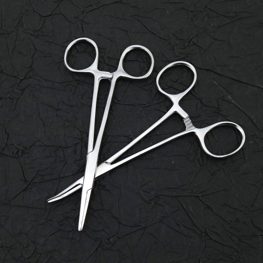 stainless steel Piercing Forceps