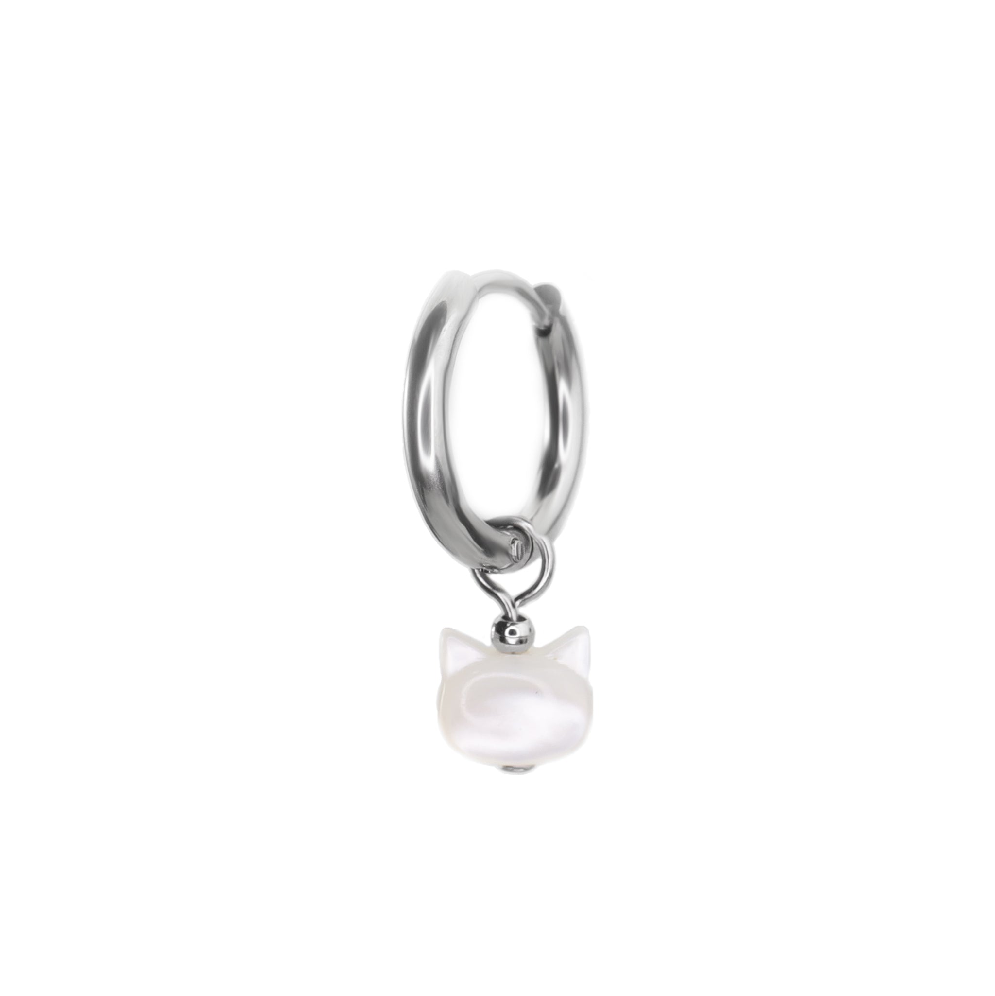 PAIR OF  Cute Cat stainless steel Earrings