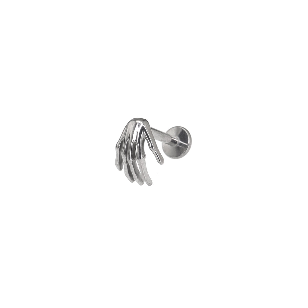 3D Skeleton Hand Internally Threaded Titanium Studs