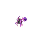 CZ Spider Internally Threaded Titanium Ear Studs