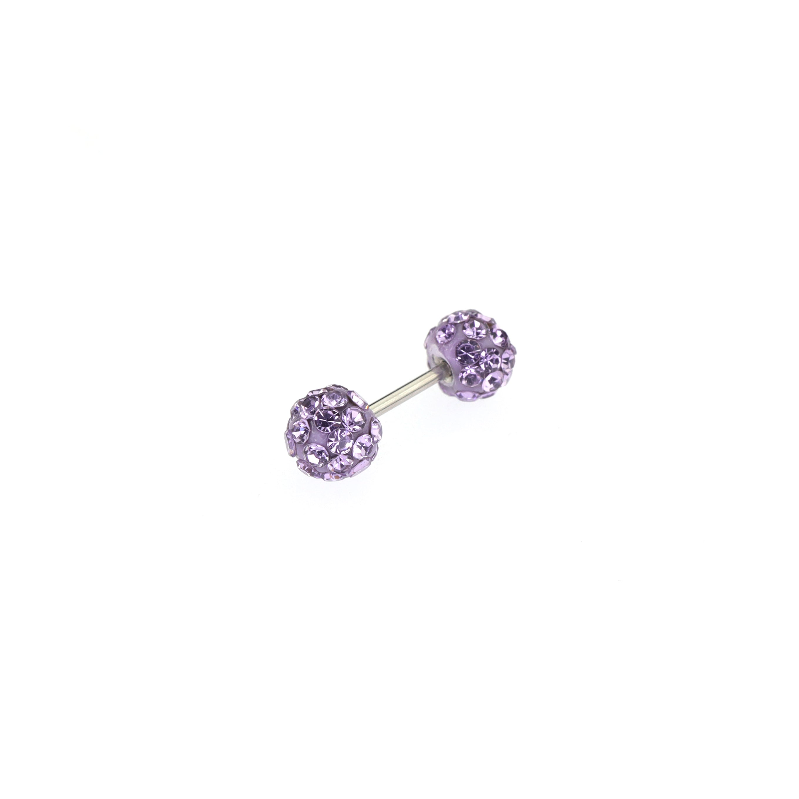 Double Full-CZ Ball Thin Gauge stainless steel Ear Studs