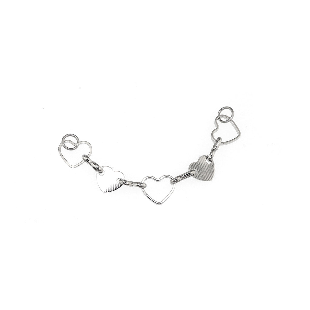 Openwork Heart Ear Chain