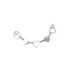 Openwork Heart Ear Chain